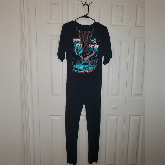 Fashion Nova speedy romper, black, XL - Picture 4 of 10